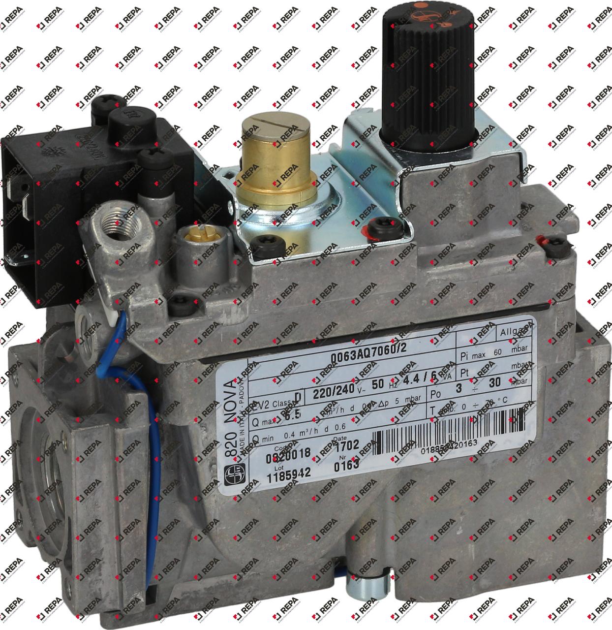 gas valve SIT series Novasit 820 230V 50Hz