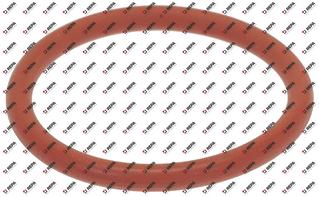 Dichtung ID ø 38  Materialstärke 4 mm Silikon rot