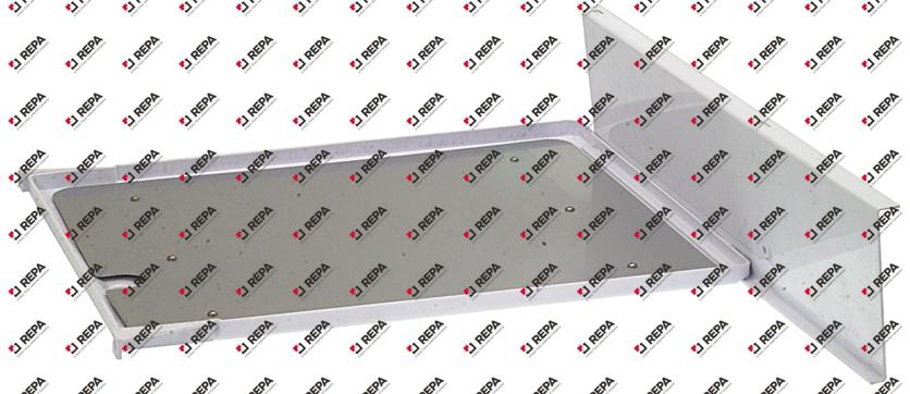 Tauwasserschale L 440 mm B 357 mm für Kondensator