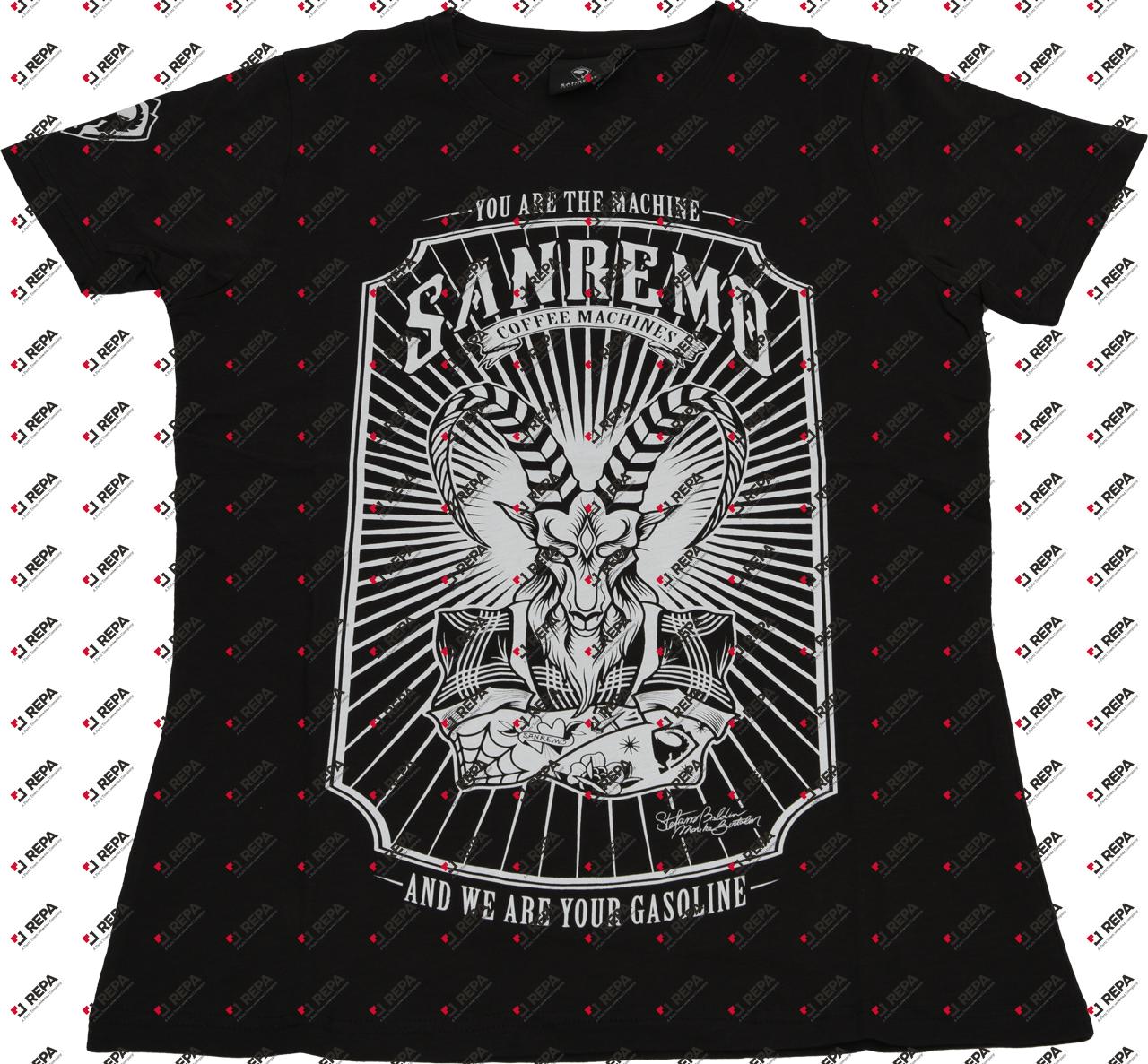 T-SHIRT SANREMO NOIR FEMME TAILLE S