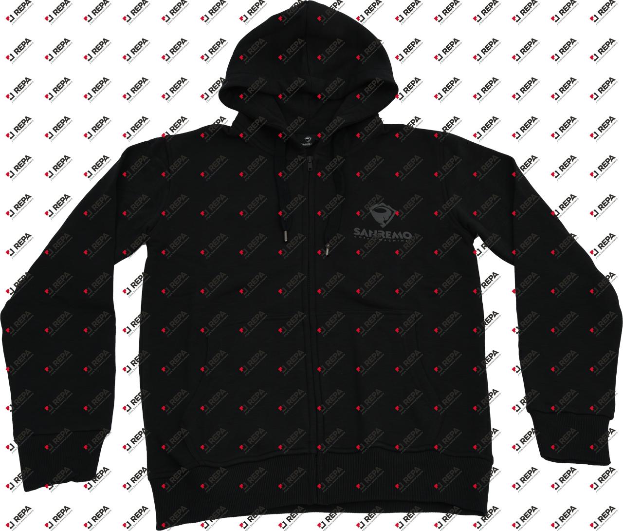 SWEAT-SHIRT SANREMO YOU&ME NOIR HOMME TAILLE L