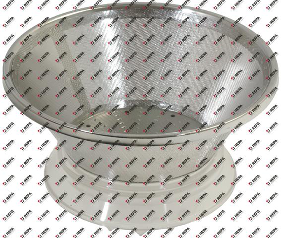 Centrifuge basket plastic/SS ø 205mm H 125mm