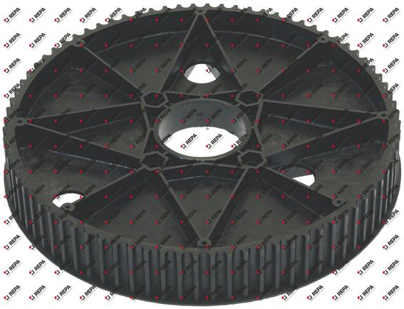 Zahnriemenscheibe ø 202mm H 31mm Zähne 80