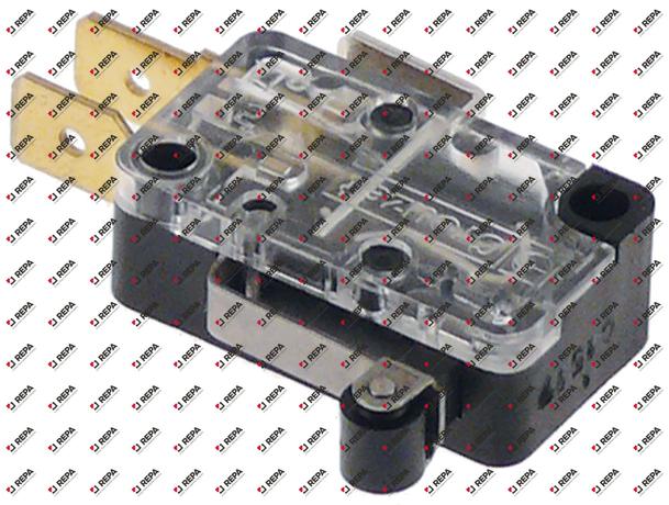 microrupteur  250V 8A 1CO raccord F6,3