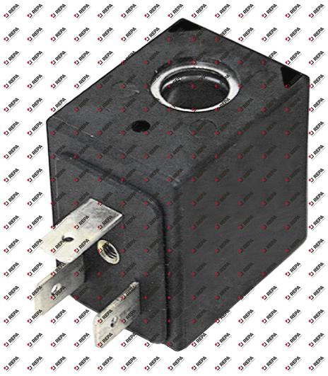 Solenoid coil H 33 mm L 33 mm W 25 mm seat ø 10 mm