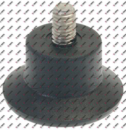 piede filetto M8x12mm ø 40mm