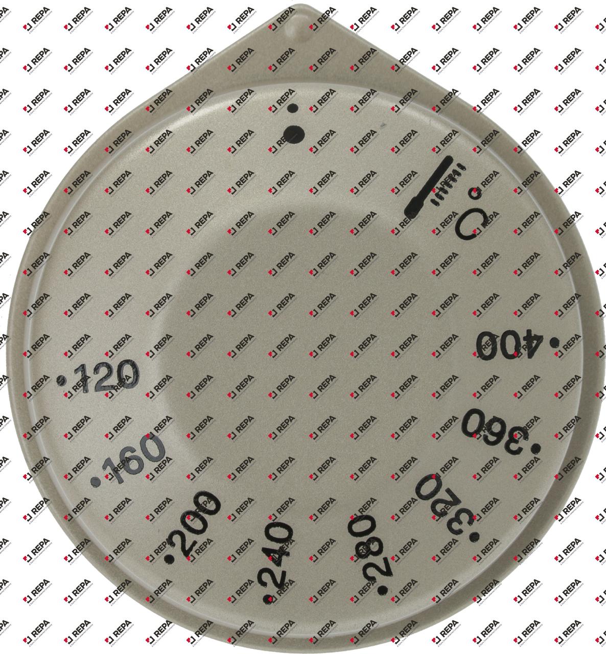 knob kit thermostat t.max. 400°C 120-400°C ø 55mm