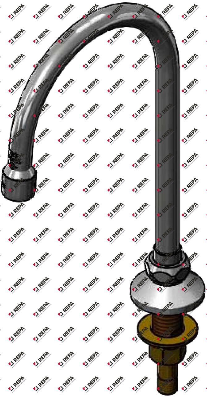 RIGID GOOSENECK, DECK MOUNT, 5-1/2 SPREAD, 10-1/4