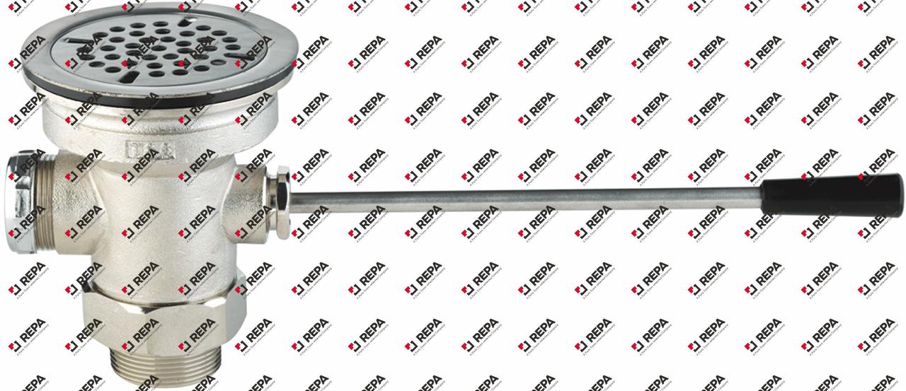 piletta di scarico filetto 2" ottone nichelato
