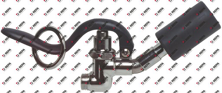 Handdouche 0,65 GPM bent valve
