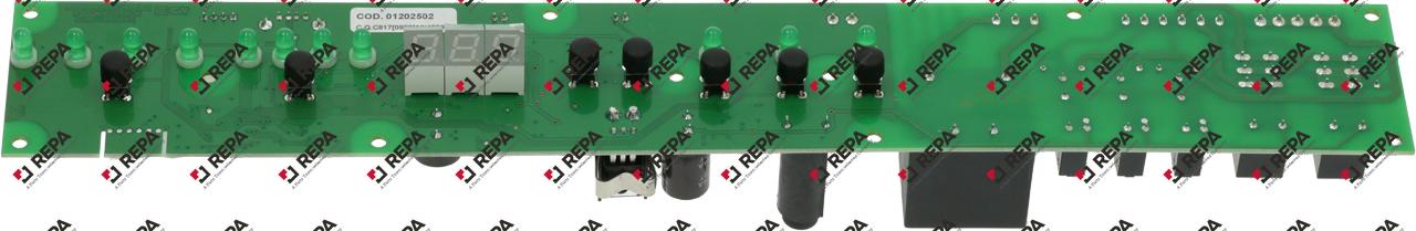 display PCB  EKF L 364mm W 54mm