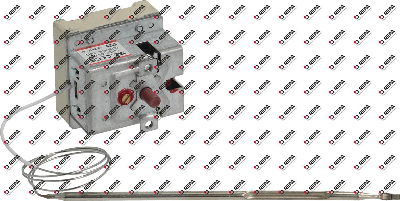 Safety thermostat switch-off temp. 300 °C 3 -pole