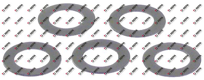 rondelle int. ø 9,5mm ø ext. 16mm épaisseur 0,5mm