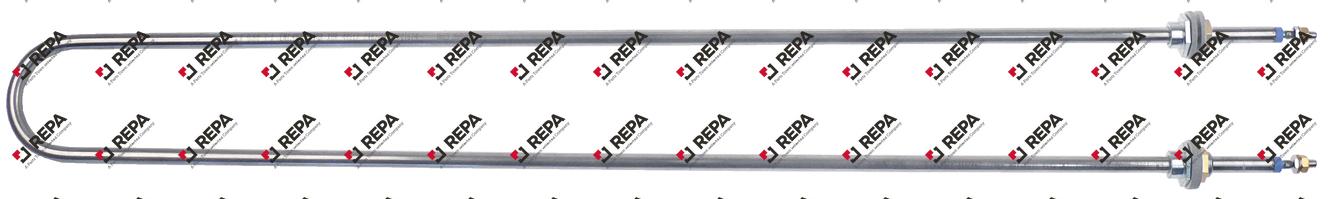 Heating element 2200W 230V L 738mm 12 hole fixing