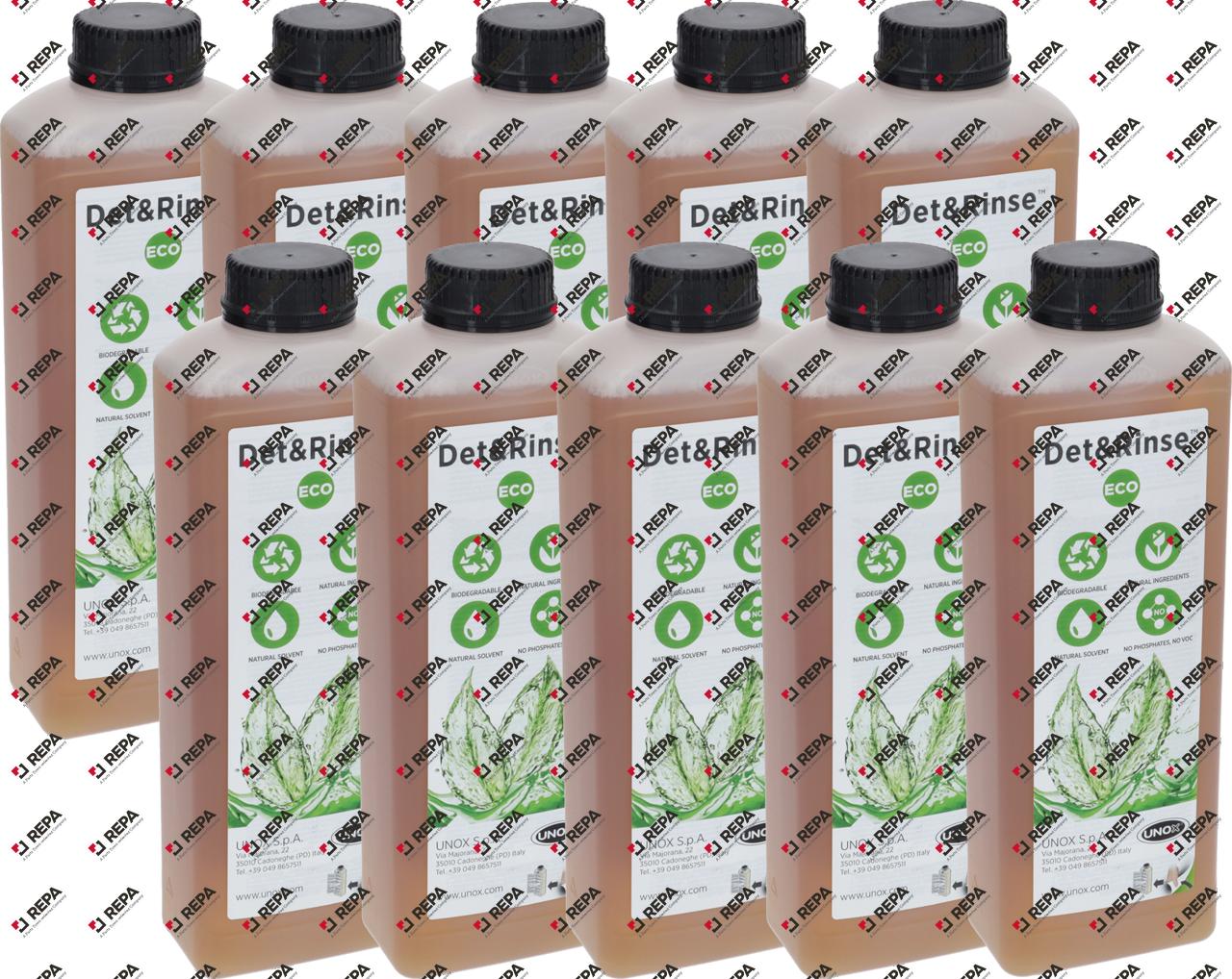 Detergente DET&RINSE ECO conf. 10pz 1l