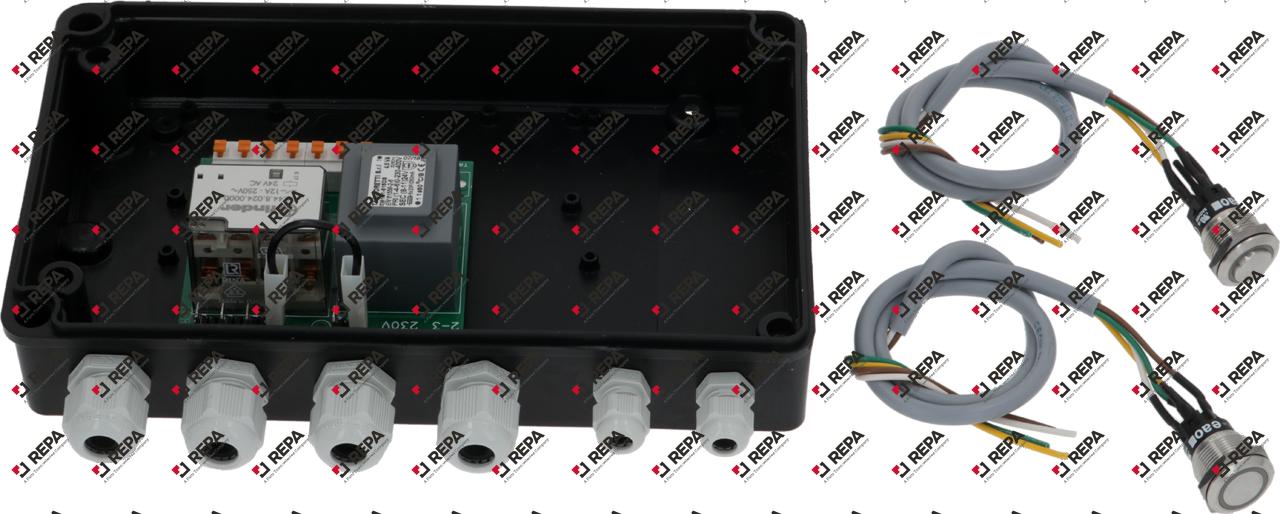 boite électronique pour coupe-jambon 400V L 235mm