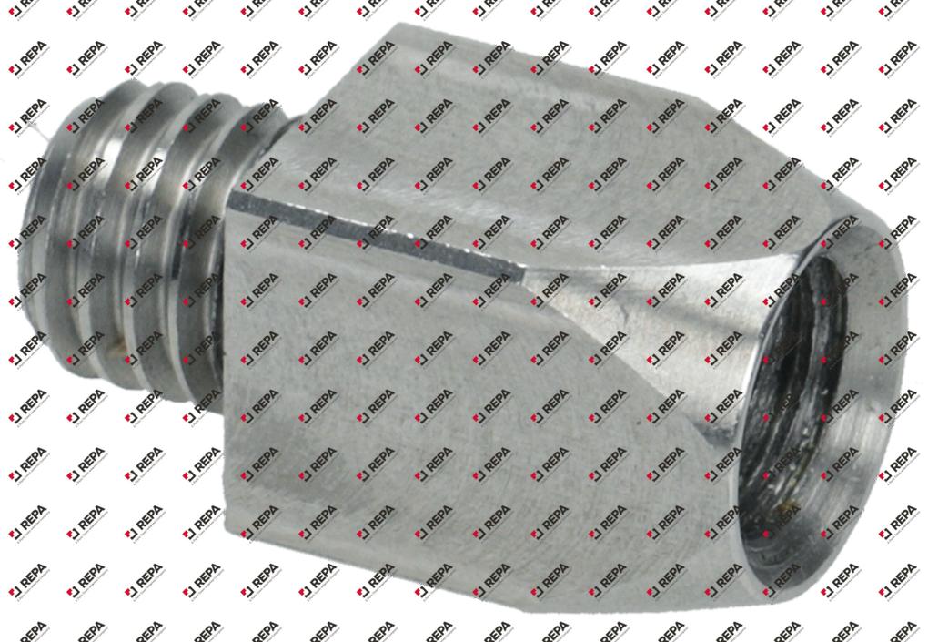 raccord fileté filetage M8 L 21mm acier inox