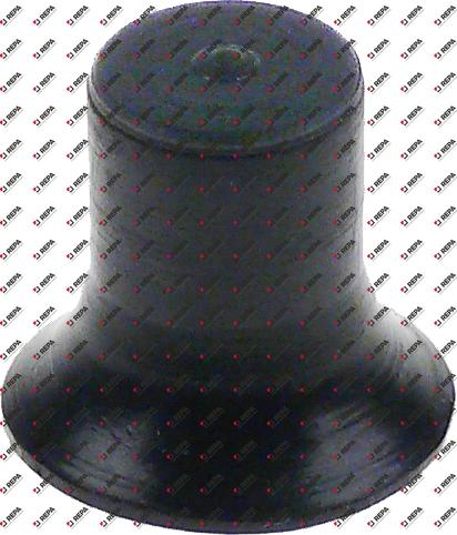 apparaatvoet ø 35mm H 30mm boring ø 6mm vpe 1stuk