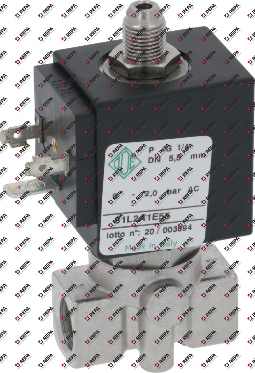 3WY SOLENOID 1/4-1/4 DISCHARGE 1/8