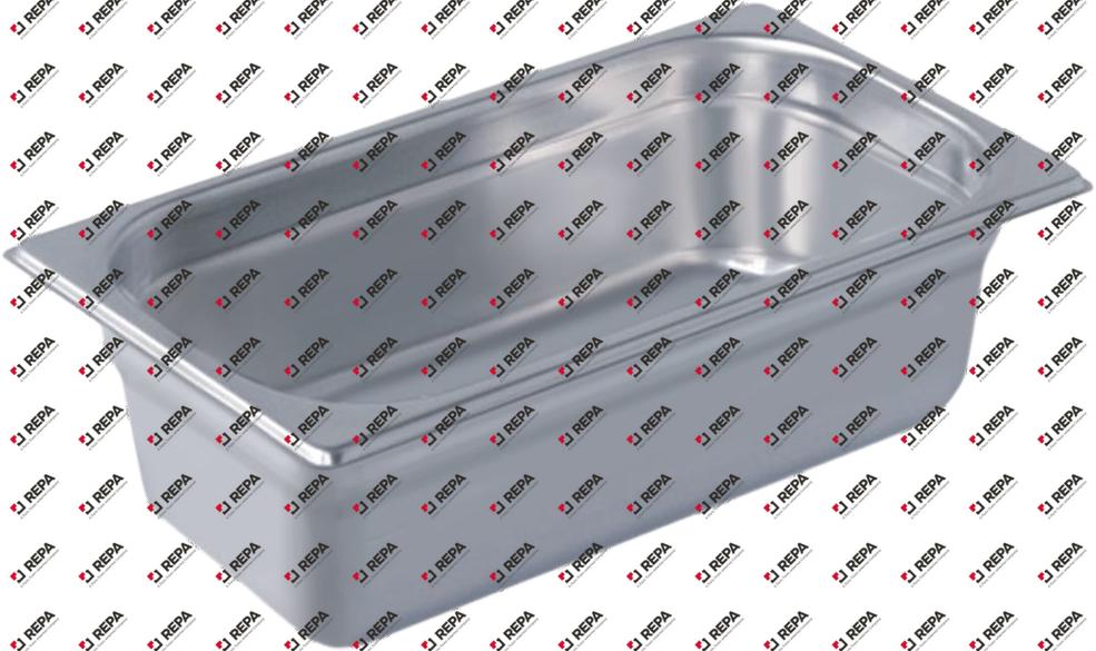 GN container SS 18/10 size GN 1/3 D 100mm