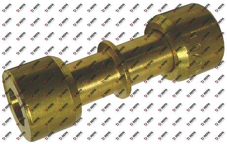 Coupling for copper pipes for pipe ø 6mm (1/4")