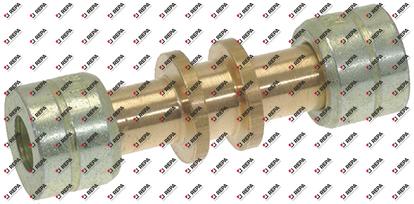 coupling straight for pipe ø 6.0mm MS 50