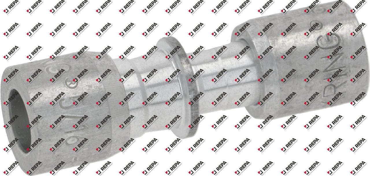 Koppeling voor aluminiumbuizen