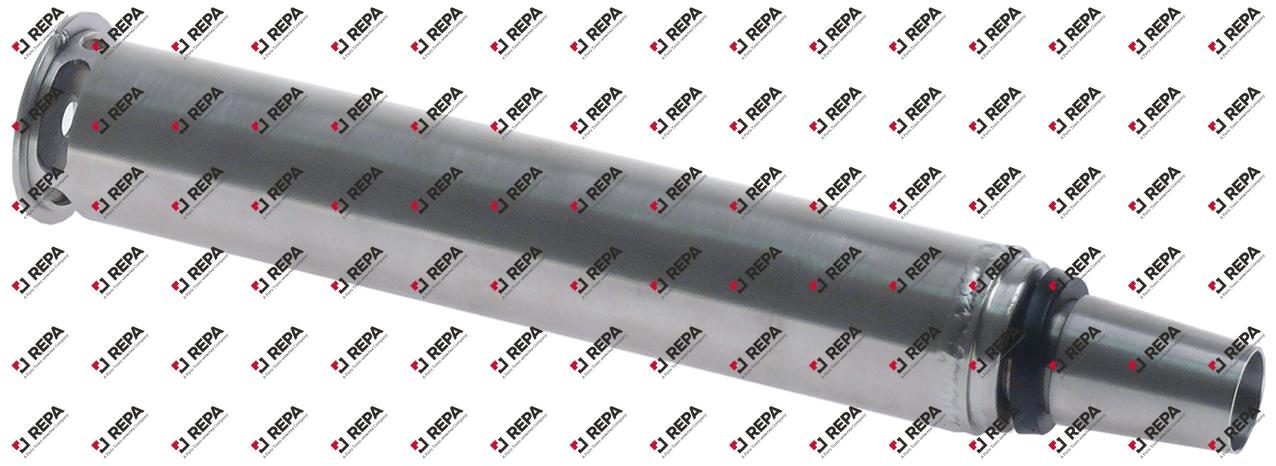 tubo troppopieno L 237mm con guarnizione ø 35mm