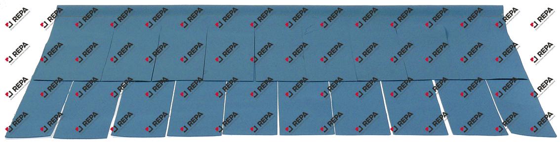 cortina An 582mm H 415mm doble espesor  1,2mm