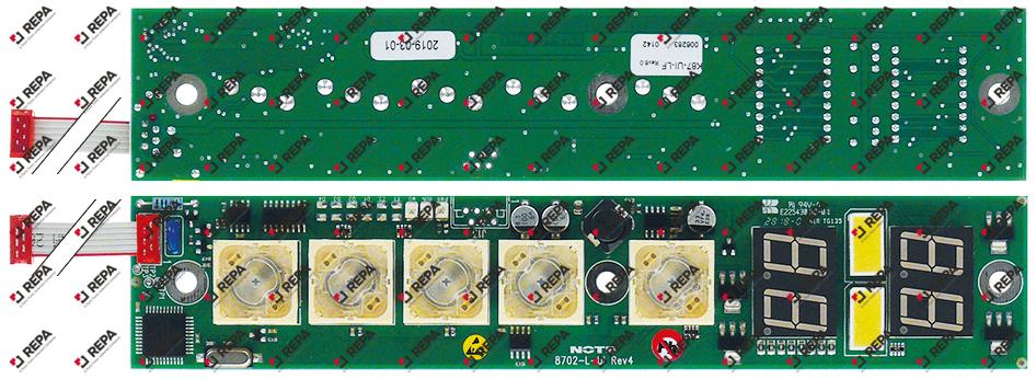 display PCB dishwasher  L 205mm W 40mm