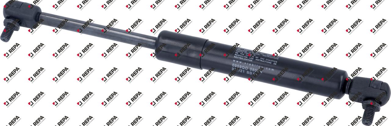 gasdrukveer 800N D1 ø 10mm D2 ø 22mm