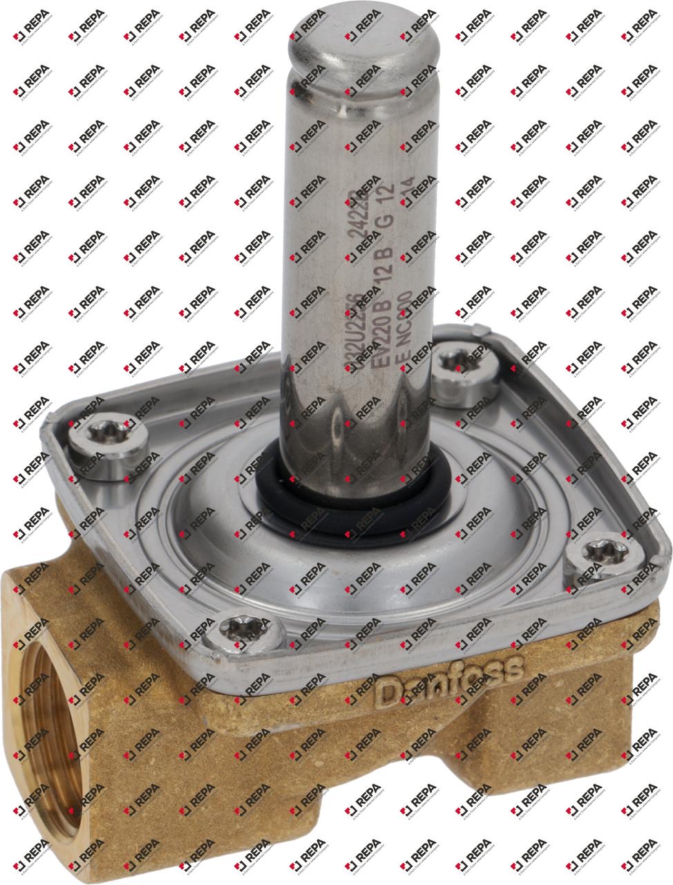 Magnetventil Messing 2-Wege Eingang 1/2" IG