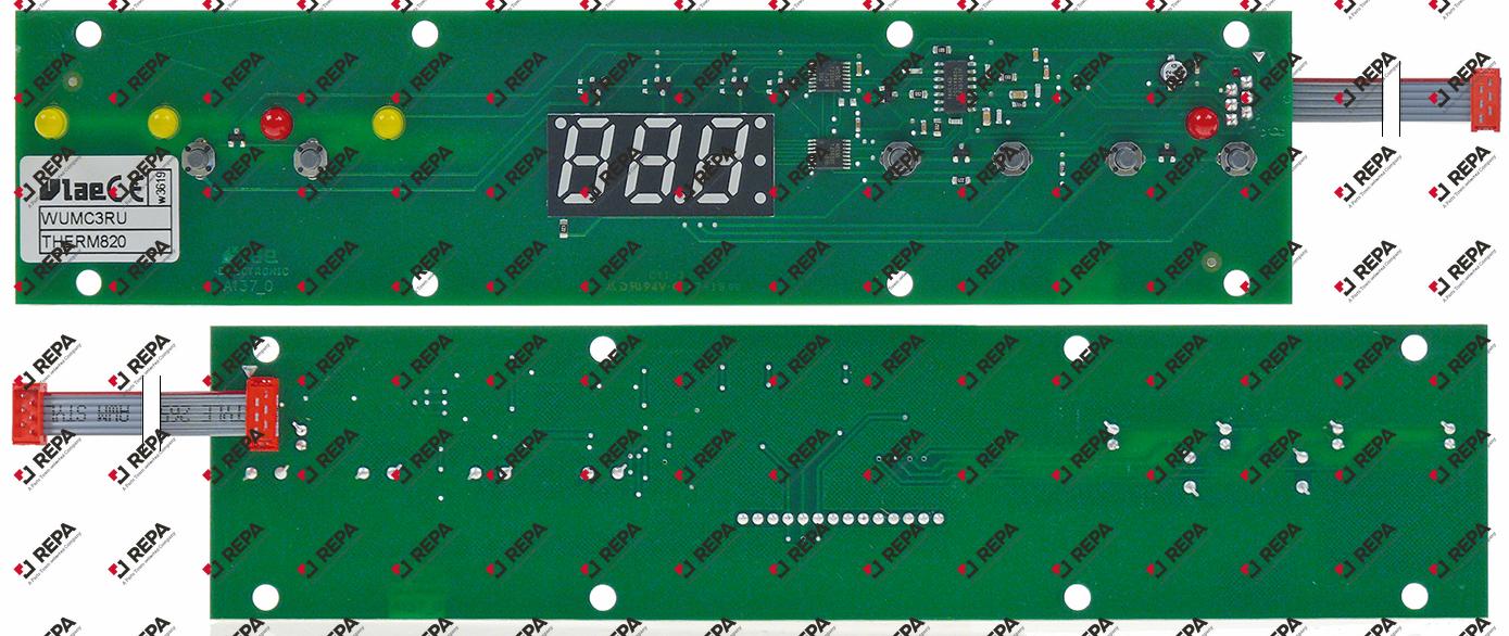 display PCB L 216mm W 50mm H 10mm