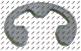 seeger D1 ø 1,3mm D2 ø 3,6mm DIN 6799