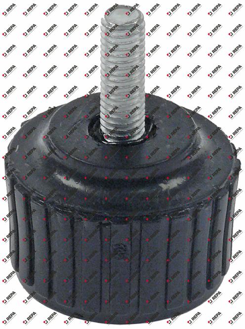 Gerätefuß Gewinde M8 Gewinde L 23mm ø 40mm H 29mm