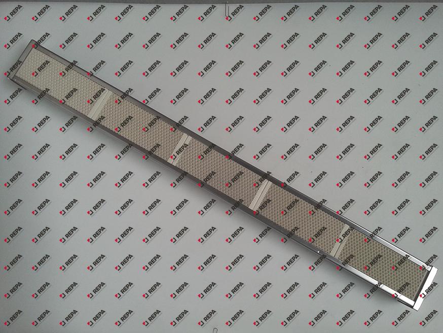 bruciatore in ceramica L 845mm lar. 86mm