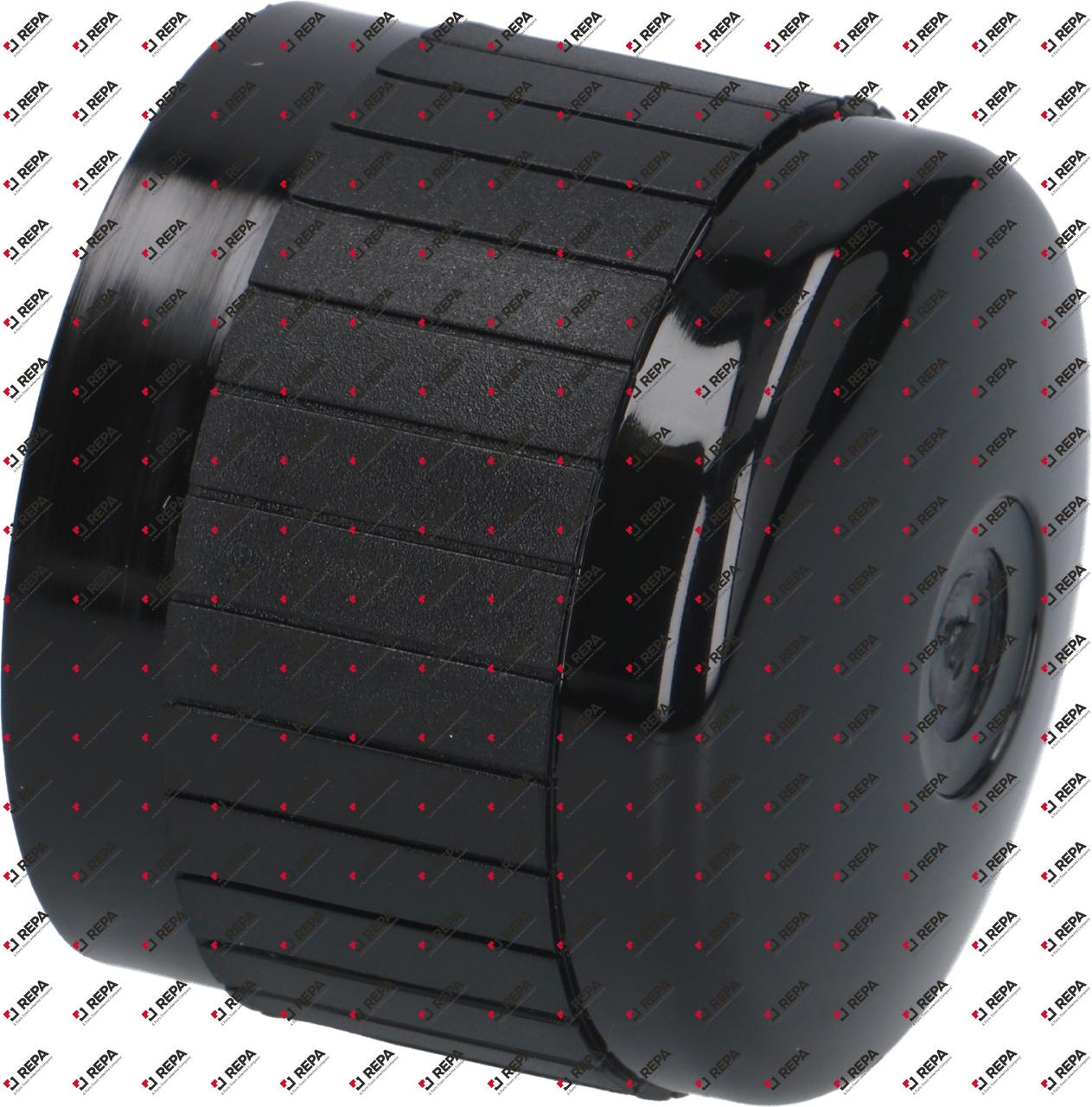 turning handle ø 51mm shaft ø 24mm black