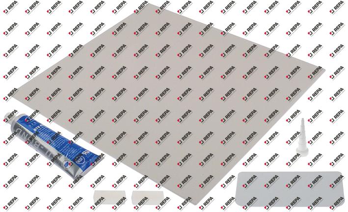 repair kit L 370mm W 330mm H 2mm ceramic plate