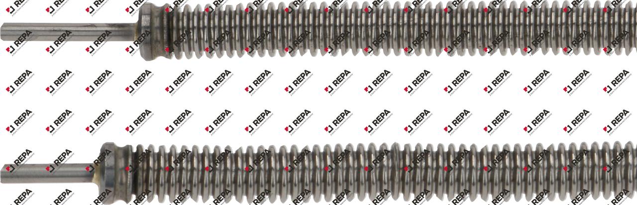 Gasleitung Anschluss ø4mm L 320mm AD ø 12mm CNS