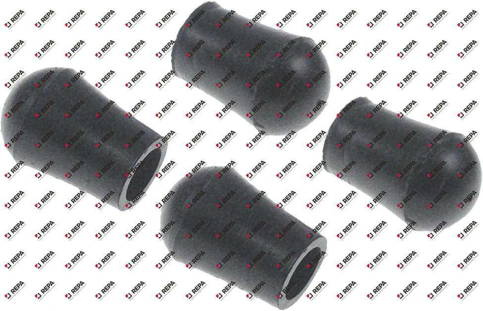apparaatvoet rubber pakje 4 stuks