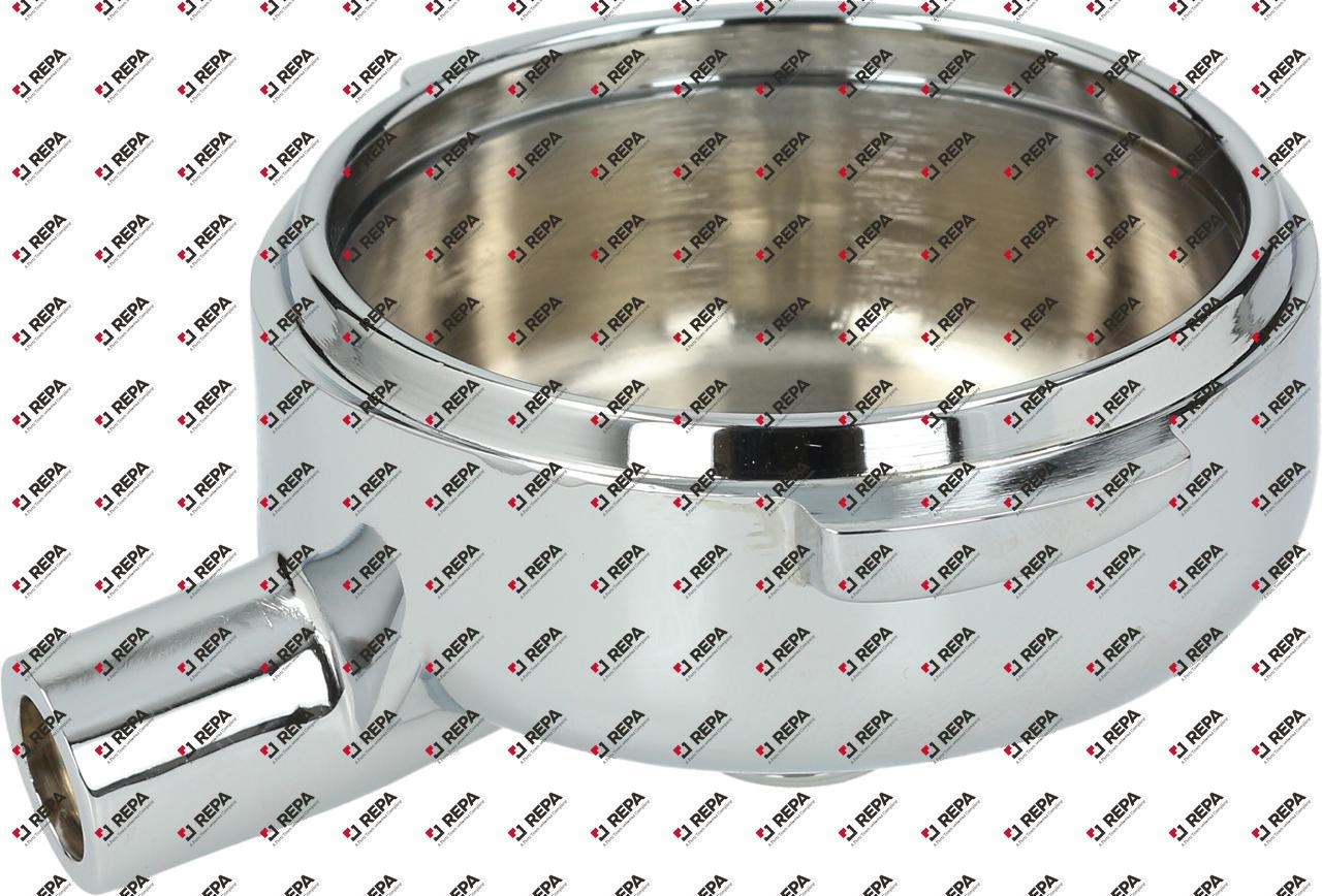 Siebträger Messing verchromt ID ø 62 mm