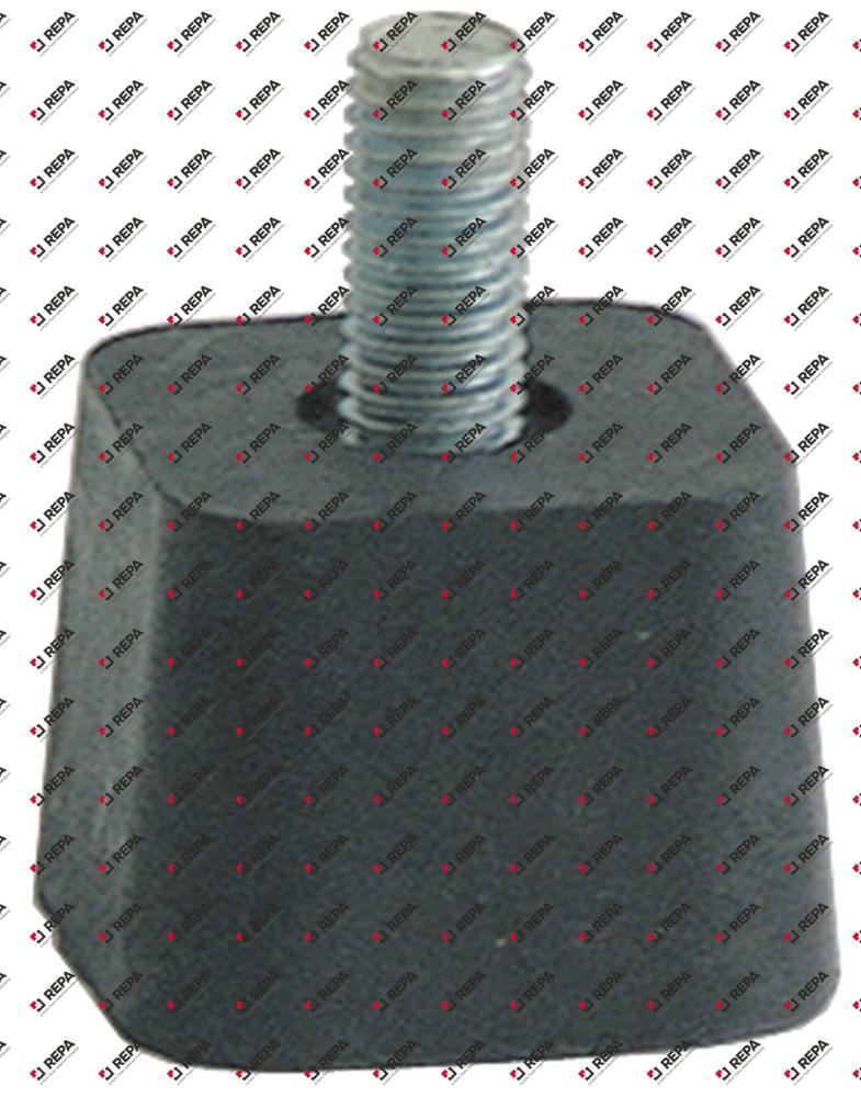 apparaatvoet draad M10 draad L 16mm H 50mm