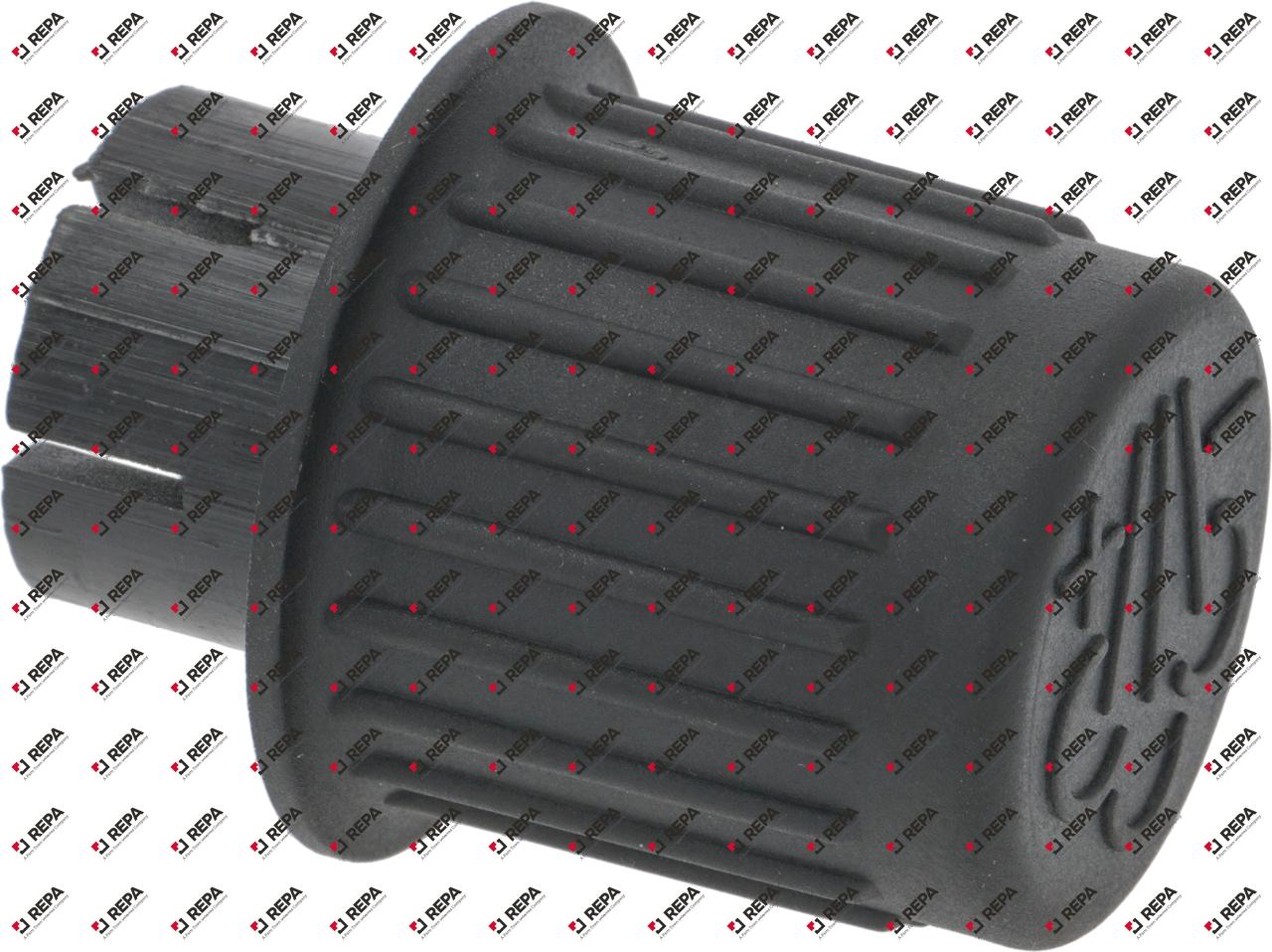 knob steam ø 50mm black