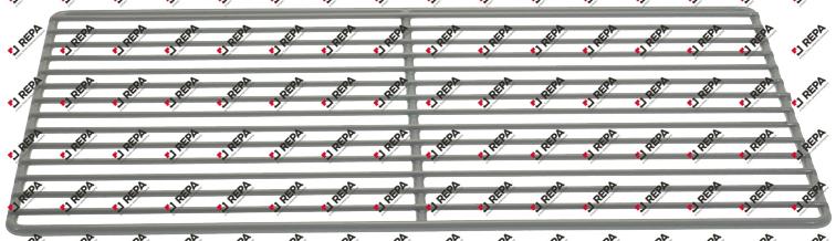Grate W 325mm D 530mm H 12mm plastic-coated steel