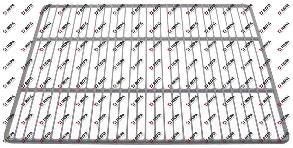 Grate W 460mm D 405mm H 10mm plastic-coated steel