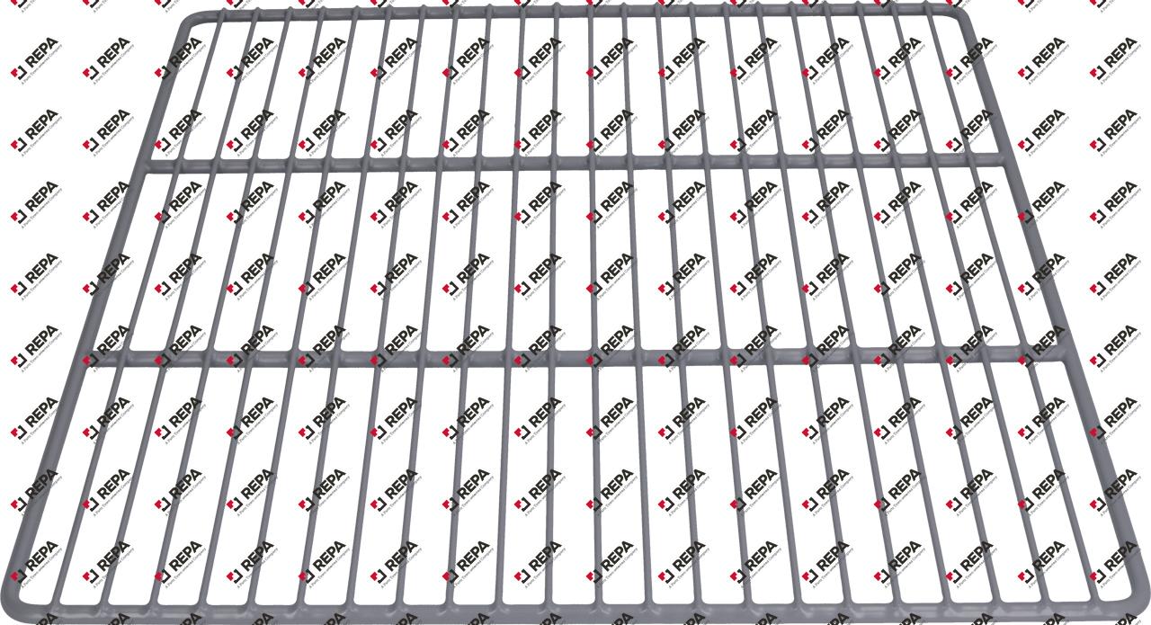 Grate W 530mm D 550mm H 10mm plastic-coated steel