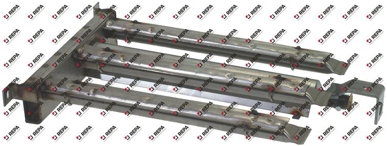 Stabbrenner 3-reihig L 480 mm B 305 mm H 50 mm