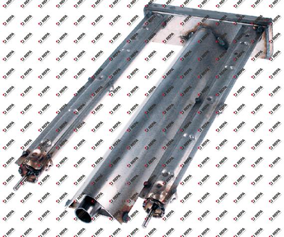 Bruciatore a barra a 2 file L 440mm lar. 225mm