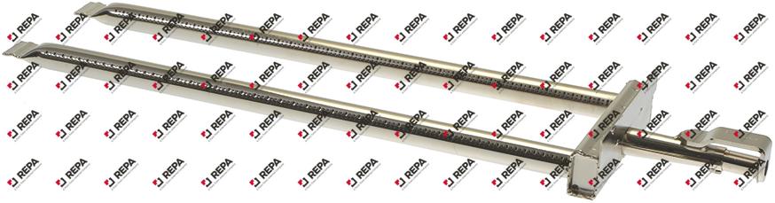 Stabbrenner 2-reihig B 190 mm H 42 mm Grillplatte