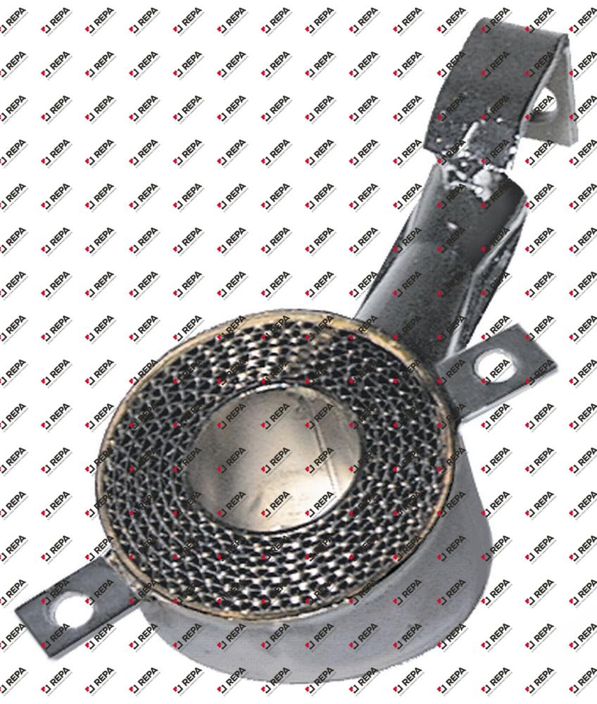 Rohrbrenner L 180 mm B 75 mm ø 74 mm H 60 mm